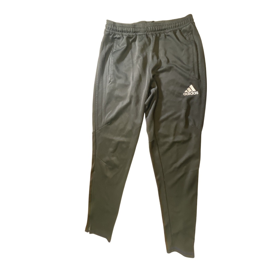 Adidas Mens Tiro Soccer Training Pants Black Tapered‎ Track Joggers Ankle Zip M